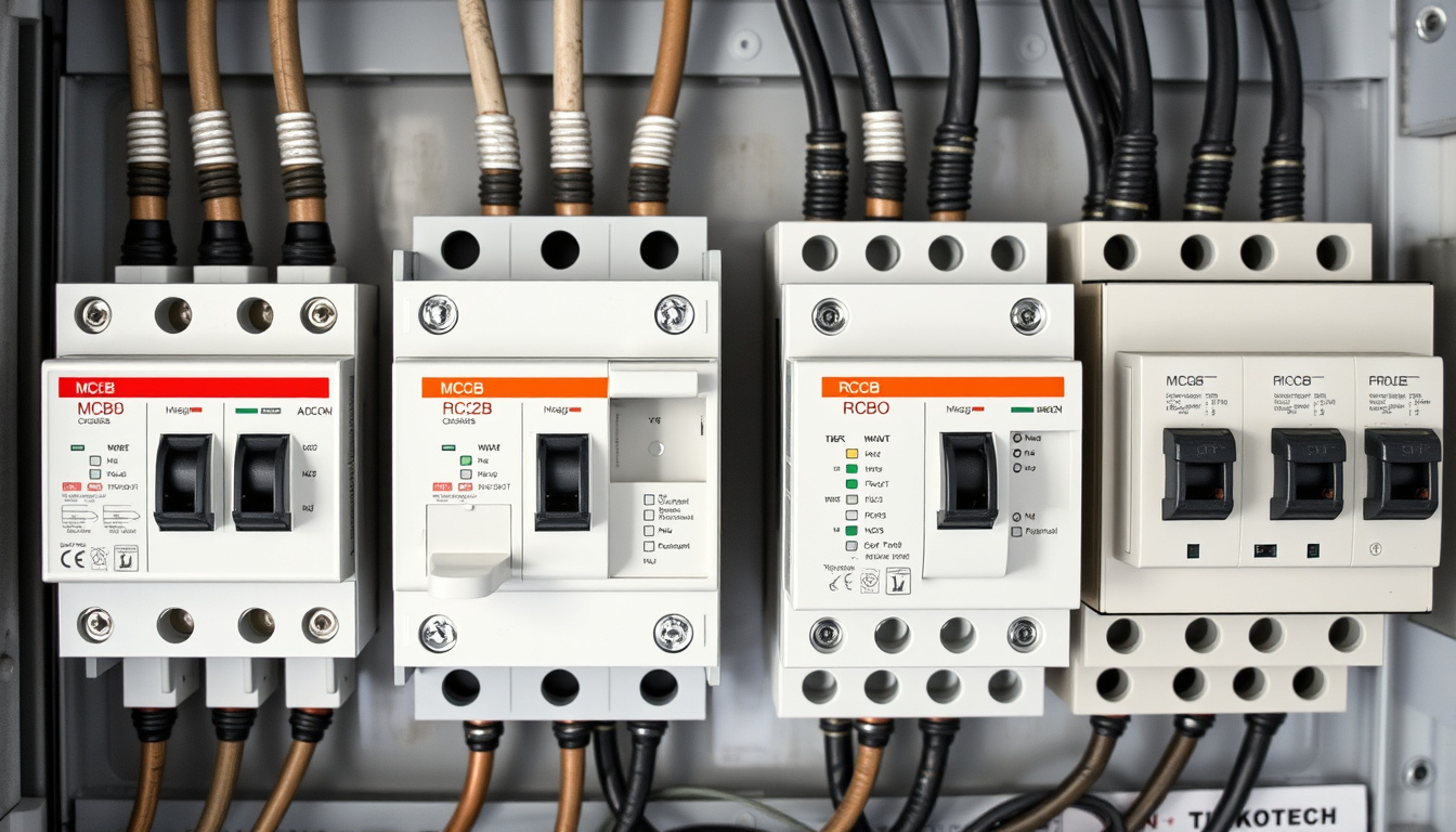 Aptomat là gì? Phân loại MCB, MCCB, RCCB và RCBO