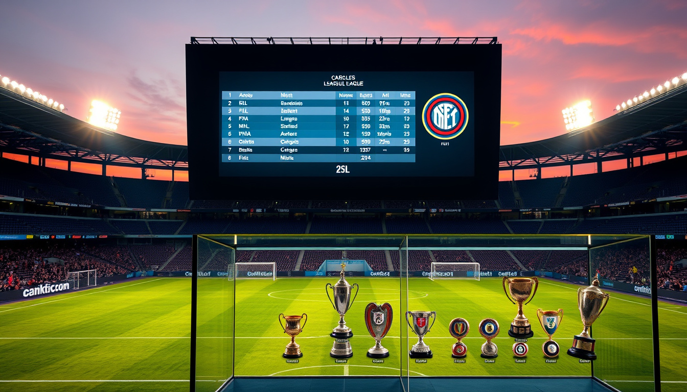 Thứ hạng của Inter Milan – Cập nhật 2024/2025 và lịch sử chi tiết